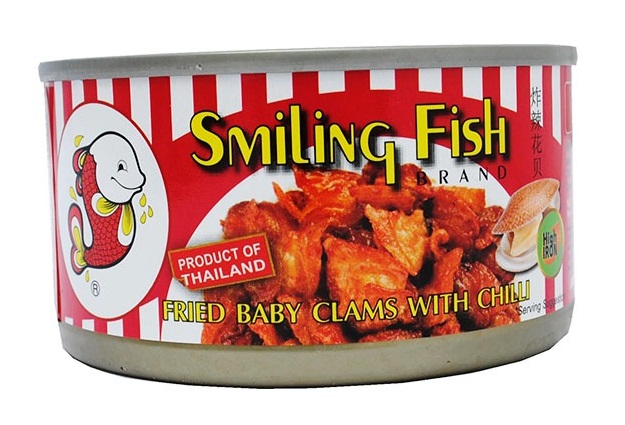 Vongole fritte con peperoncino Smiling Fish 70g.